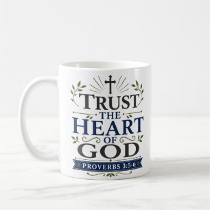 Mug Faire Confiance Au Cœur De Dieu Art Chrétien De Fo