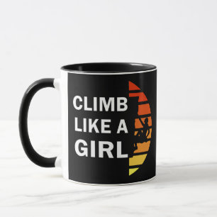 Mug Faire de l'escalade comme une fille Cadeaux d'esca