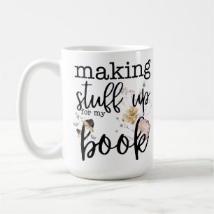Mug Faire des trucs pour mon livre (avec Florals)