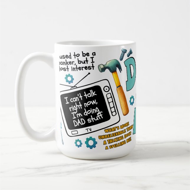 Mug Faire des trucs pour papa (Gauche)