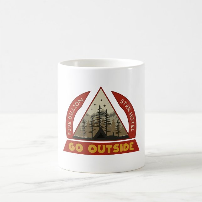 Mug Faire du camping en plein air (Créateur téléchargé)