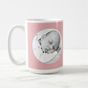 Mug faire-part de naissance fille
