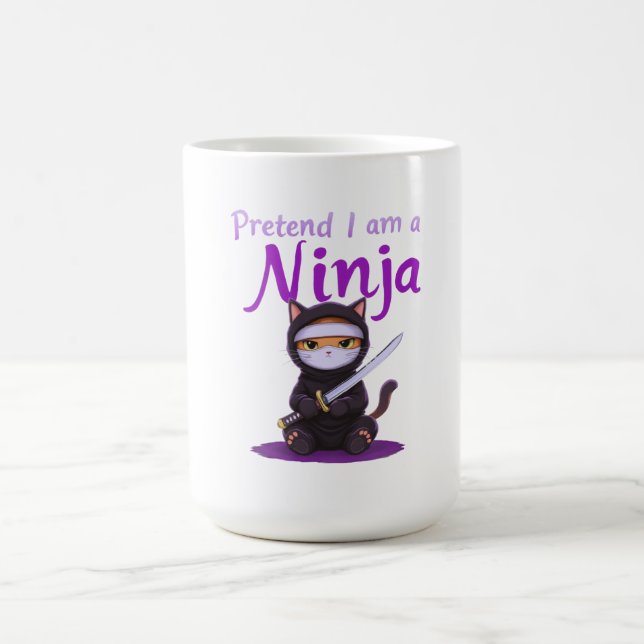 Mug Faire semblant d'être un Ninja - Drôle costume d'H (Centre)