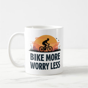 Mug Fais du Vélo Plus Inquiète Moins