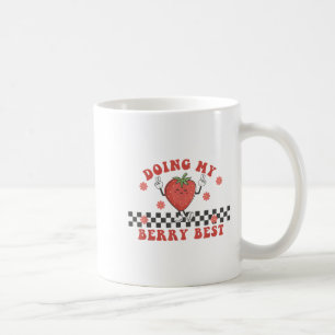 Mug Faisant ma motivation de fraise de baie Groovy Ins