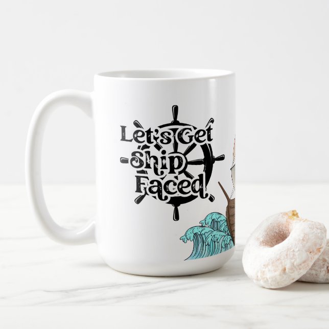 Mug Faisons-nous face au navire (Avec donut)