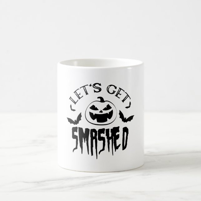 Mug Faisons tomber le Citrouille Éffrayant d'Halloween (Centre)