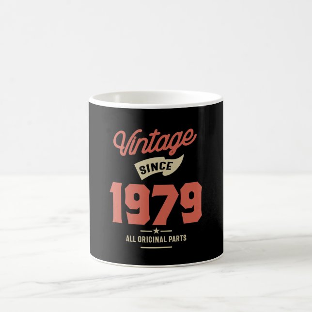 Mug Fait En 1979 Cadeau Anniversaire (Centre)