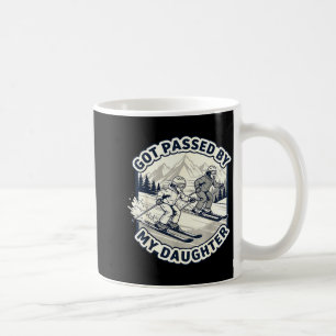 Mug Fait Pédaler Par Ma Fille Skiant Papa Humour D'hiv