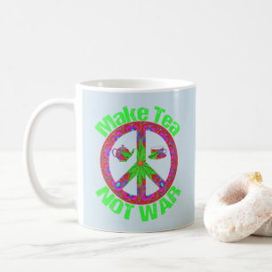 Mug Faites à guerre de thé pas le sembler vintage