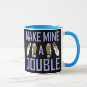 Mug Faites à les miens double obstruer