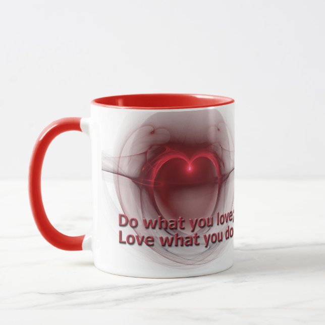Mug Faites ce que vous aimez | Aimer ce que vous faite (Gauche)