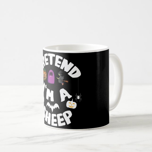 Mug Faites comme si je suis un mouton drôle Costume d' (Devant droit)