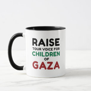 Mug Faites entendre votre voix pour les enfants de Gaz
