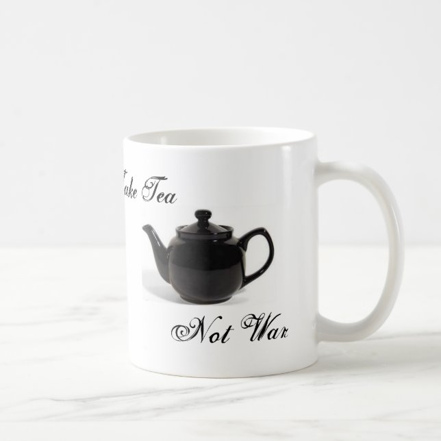 Mug Faites le thé, pas guerre (Droite)