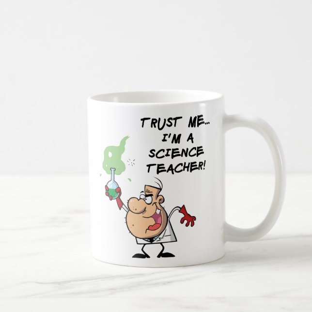 Mug Faites-moi confiance... Je suis professeur de scie (Droite)
