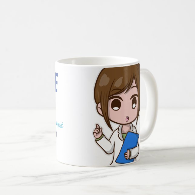 Mug Faites-moi confiance Je suis un médecin Cute Femal (Devant droit)