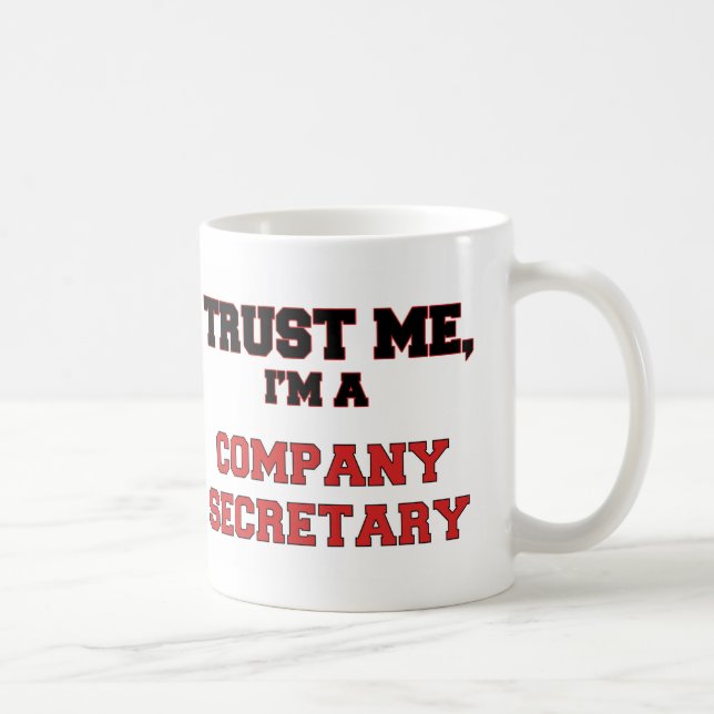 Mug Faites-moi confiance je suis un mon secrétaire (Droite)