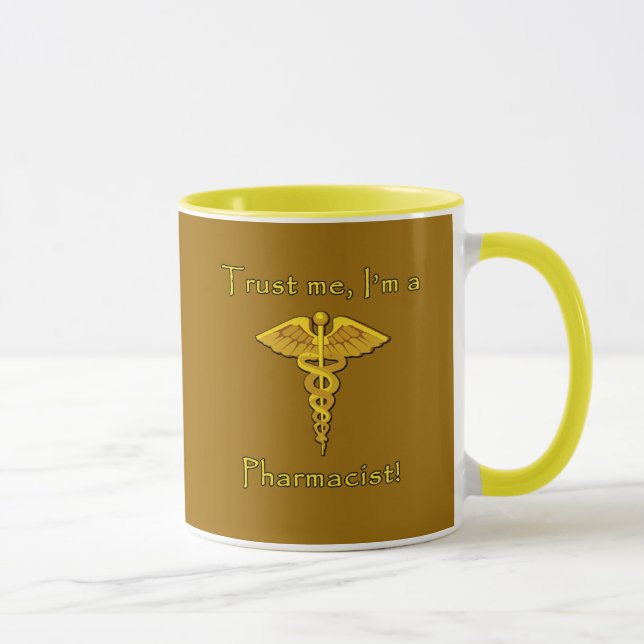 Mug Faites-moi confiance je suis un pharmacien (Droite)