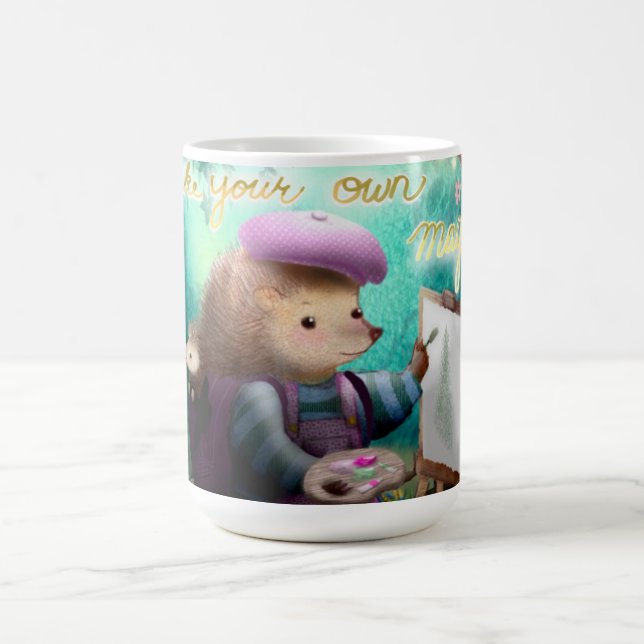 Mug Faites votre propre hérisson magique, Porcupine (Centre)
