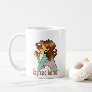 Mug Faites-vous une beauté avec un design de café