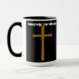 Mug Faith Cross Gold - À Porter