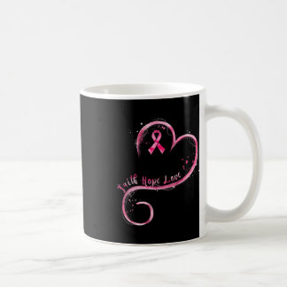 Mug Faith Hope Love Pink Ribbon Cancer du sein Prix