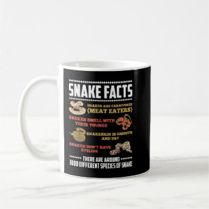 Mug Faits amusants de serpent l'herpétologie