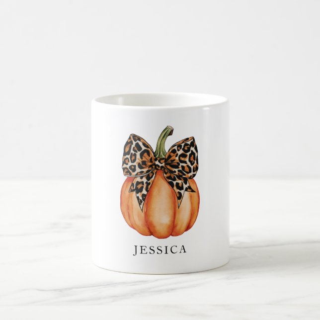 Mug Fall Coquette Pumpkin Bow (Centre)