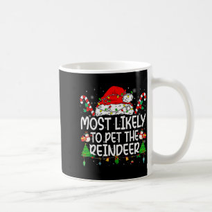 Mug Famille appariée Noël le plus susceptible de cares