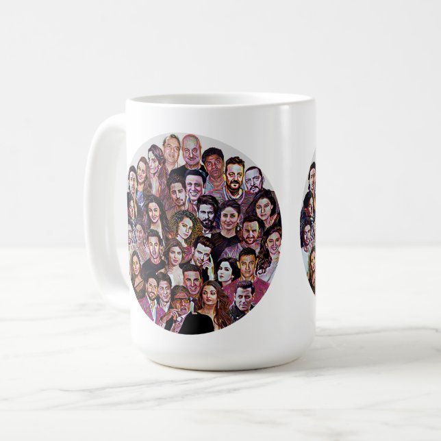 Mug Famille Bollywood (Devant gauche)
