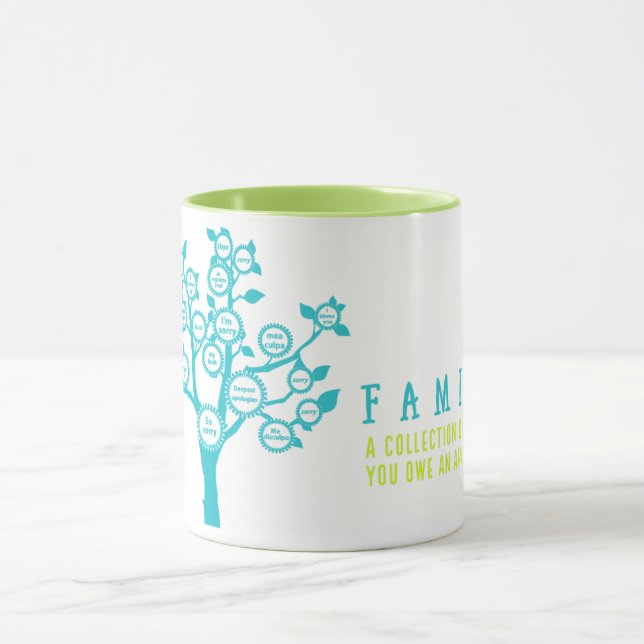 Mug FAMILLE-Collection de personnes que vous devez pré (Centre)