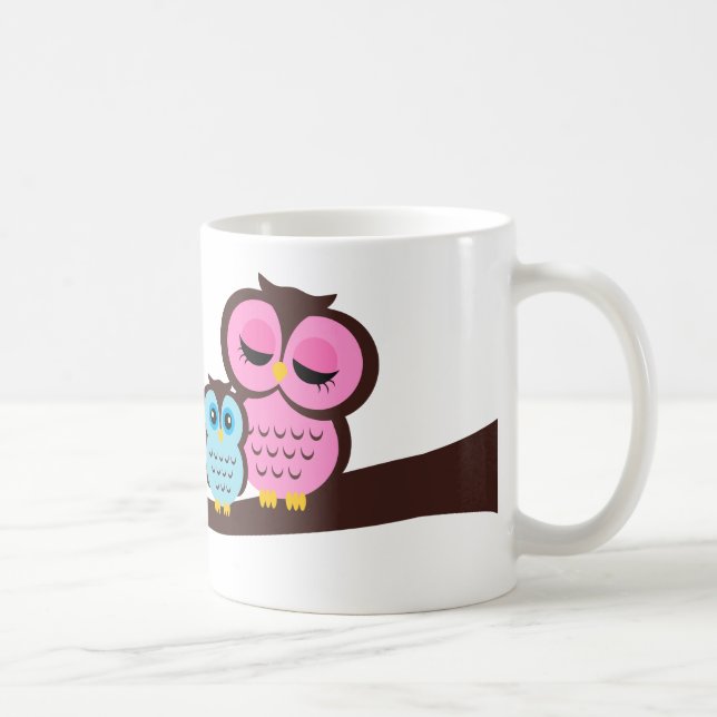 Mug Famille de hibou (Droite)