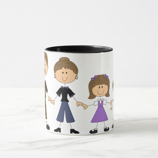 Mug Famille de la figure Stick (Centre)