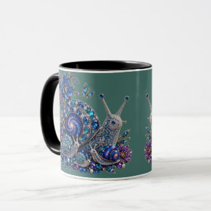 Mug Famille de limaçon de cristal céleste – Galaxie de