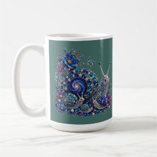 Mug Famille de limaçon de cristal céleste – Galaxie de