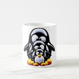 Mug Famille de manchots empilés