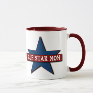 Mug Famille de militaires de maman d'étoile bleue