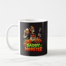 Famille de monstres Halloween – Papa Monstre BBQ