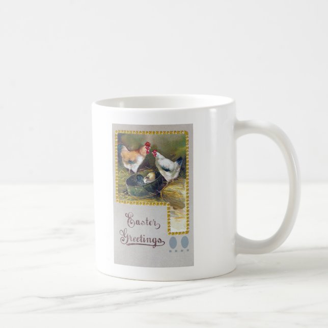 Mug Famille de poulet de Pâques (Droite)