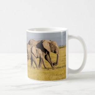 Mug Famille d'éléphants en marche