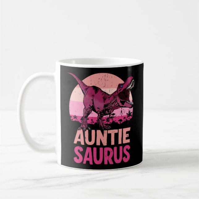 Mug Famille des Tantes Saurus Auntiesaurus Dinosaur (Gauche)