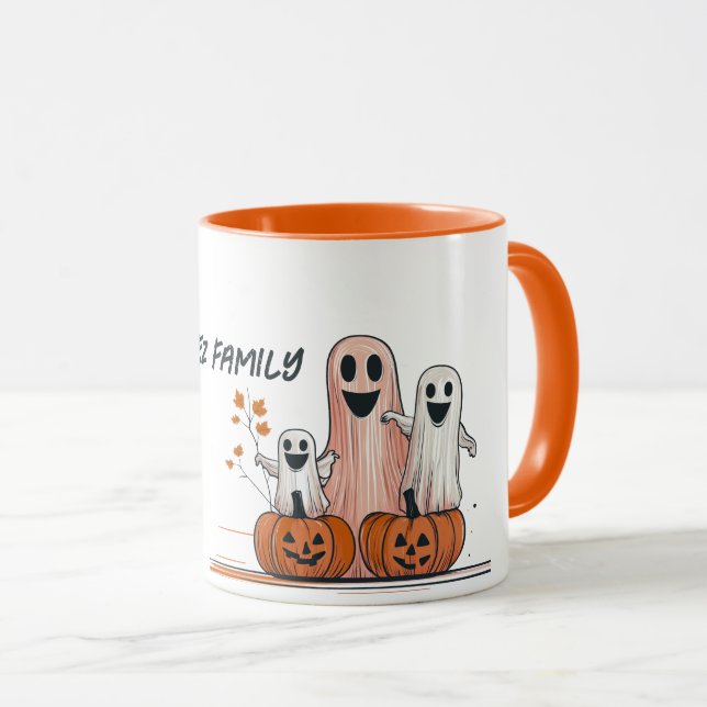 Mug Famille Ghost (Devant droit)