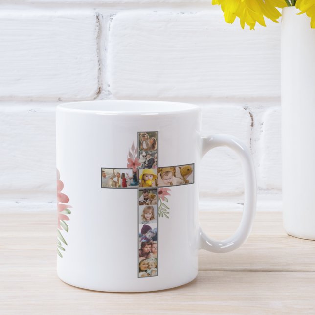 Mug Famille Jésus Croix Église chrétienne Lover (Créateur téléchargé)