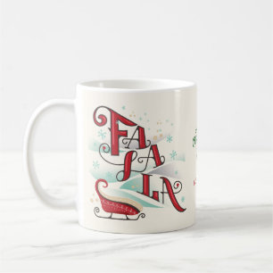 Mug Famille Karaoke Fa La La Carols Photo Noël