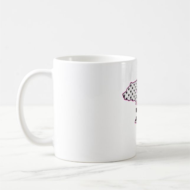 Mug Famille Matching Tee Mama Ours Cancer du sein Déce (Gauche)