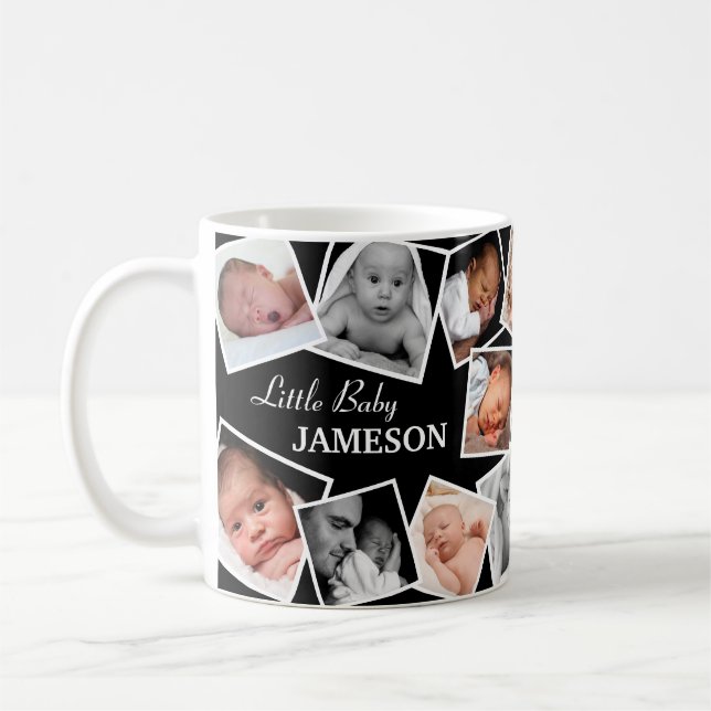 Mug Famille personnalisée 17 Photo Collage (Gauche)