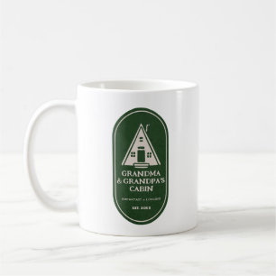 Mug Famille personnalisée Un cadre Cabine A frame