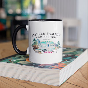 Mug Famille Réunion Camping Road Trip Personnalisé
