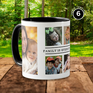 Mug Famille Tout Citer 6 Photo Noir Et Blanc